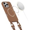 TECH-PROTECT MAGNECKLACE MagSafe за iPhone 16 Pro Max, шоколадово кафяво - TECH-PROTECT MAGNECKLACE MagSafe за iPhone 16 Pro Max, шоколадово кафяво - 5906302370283