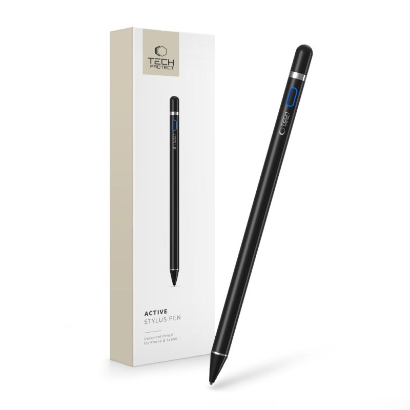 TECH-PROTECT ACTIVE STYLUS PEN BLACK - TECH-PROTECT ACTIVE STYLUS PEN BLACK - 5906302370290