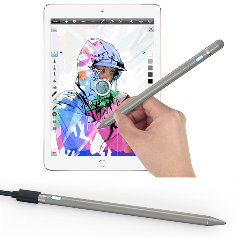 Tech-Protect Active Stylus Pen Titanium - Tech-Protect Active Stylus Pen Titanium - 5906302370306