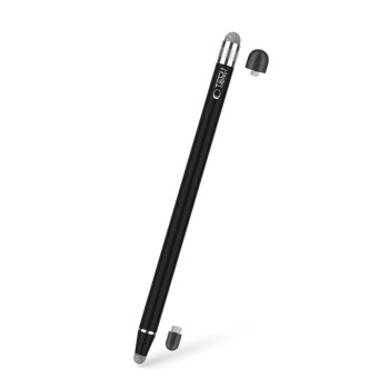 Tech-Protect USP100 4-сегментен сензорен стилус с 4 накрайника, черен Tech-Protect USP100 4-сегментен сензорен стилус с 4 накрайника, черен