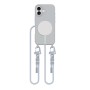 Tech-Protect Magnecklace MagSafe за iPhone 16, Crayon Grey (с каишка)