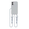 Tech-Protect Magnecklace MagSafe за iPhone 16, Crayon Grey (с каишка) - Tech-Protect Magnecklace MagSafe за iPhone 16, Crayon Grey (с каишка) - 5906302370320