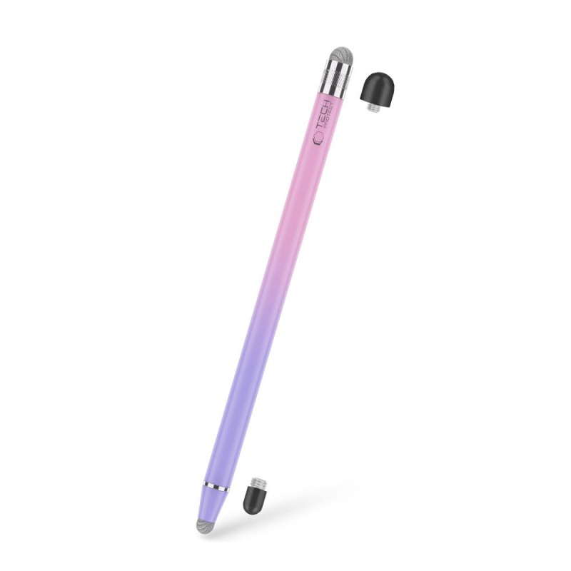 TECH-PROTECT USP100 4-накрайника Touch Pen стилус, лилаво/розов - TECH-PROTECT USP100 4-накрайника Touch Pen стилус, лилаво/розов - 5906302370344