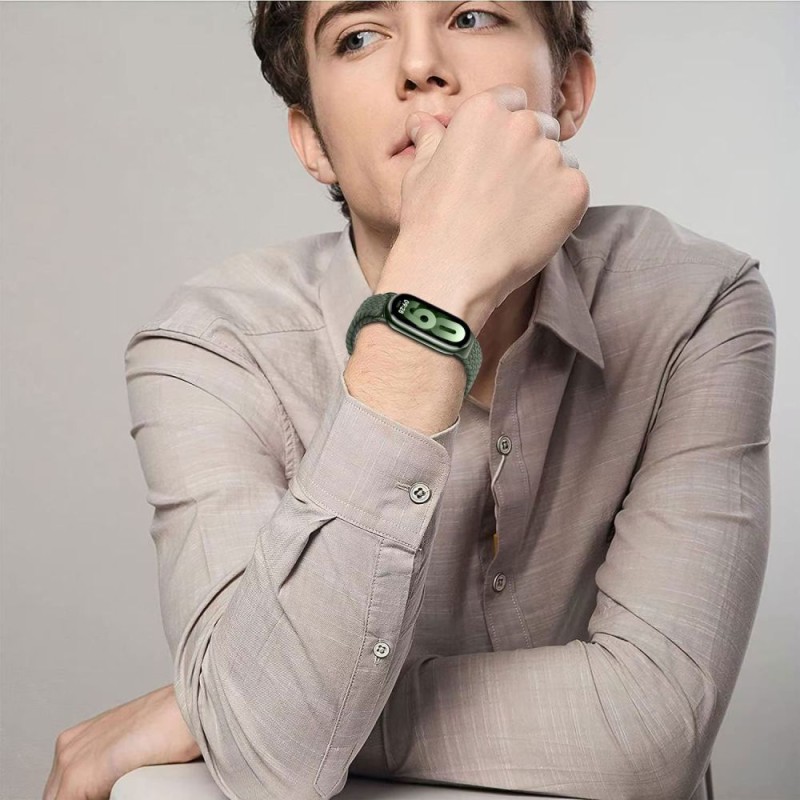 Tech-Protect Nylonmag каишка за Xiaomi Smart Band 8 / 9 / 10 / NFC, черна - Tech-Protect Nylonmag каишка за Xiaomi Smart Band 8 / 9 / 10 / NFC, черна - 5906302370368