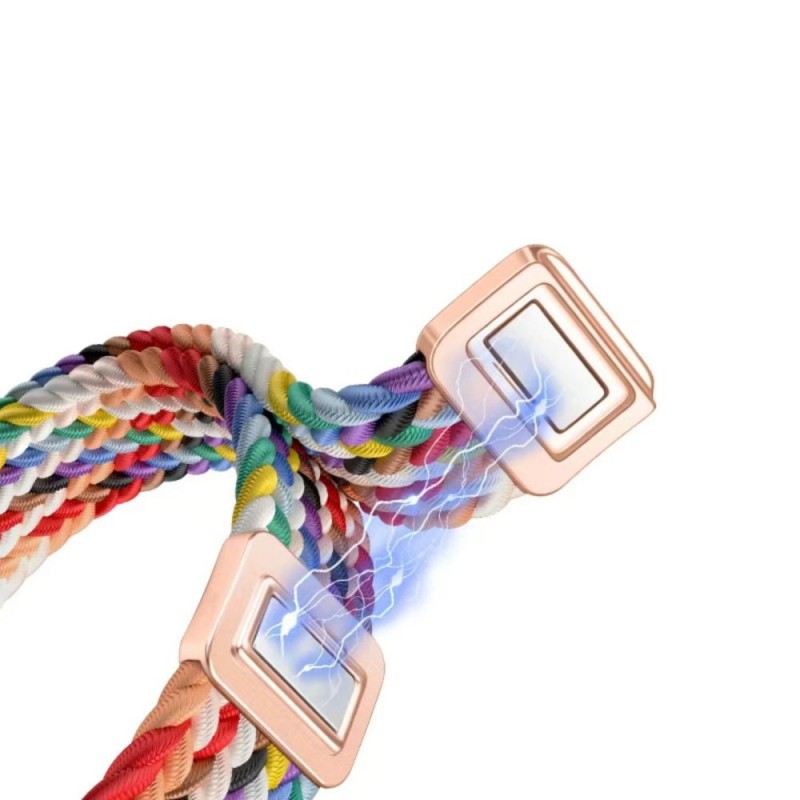 Tech-Protect Nylonmag каишка за Xiaomi Smart Band 8 / 9 / 10 / NFC Starlight - Tech-Protect Nylonmag каишка за Xiaomi Smart Band 8 / 9 / 10 / NFC Starlight - 5906302370405