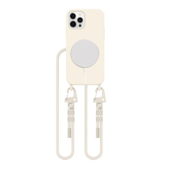 TECH-PROTECT MAGNECKLACE MAGSAFE за iPhone 12 / 12 Pro Cosmic Latte