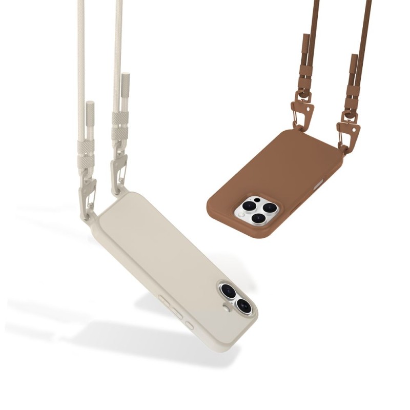 TECH-PROTECT Magnecklace MagSafe за iPhone 14 Pro шоколадово кафяв - TECH-PROTECT Magnecklace MagSafe за iPhone 14 Pro шоколадово кафяв - 5906302370535