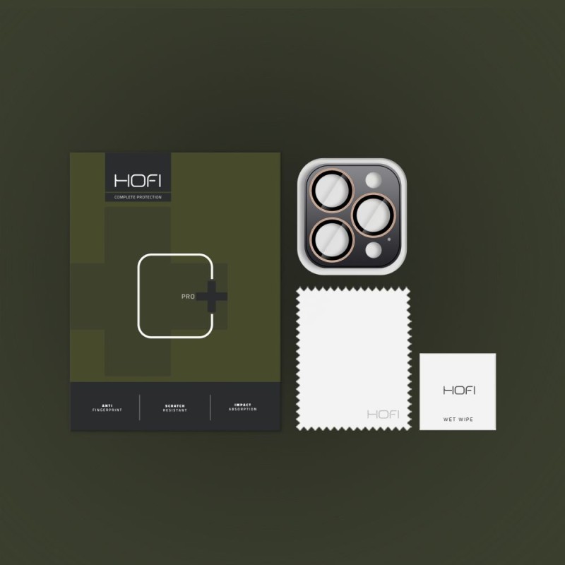 Hofi Camring PRO+ протектор за камера за iPhone 16 Pro / 16 Pro Max / 17 Pro / 17 Pro Max Desert Titanium - 5906302370597