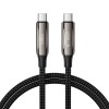 TECH-PROTECT UB10T ULTRABOOST USB-C кабел PD 240W / QC 4.0, 100 см, черен - TECH-PROTECT UB10T ULTRABOOST USB-C кабел PD 240W / QC 4.0, 100 см, черен - 5906302370603