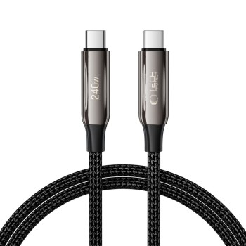 TECH-PROTECT UB10T ULTRABOOST USB-C кабел PD 240W / QC 4.0, 100 см, черен
