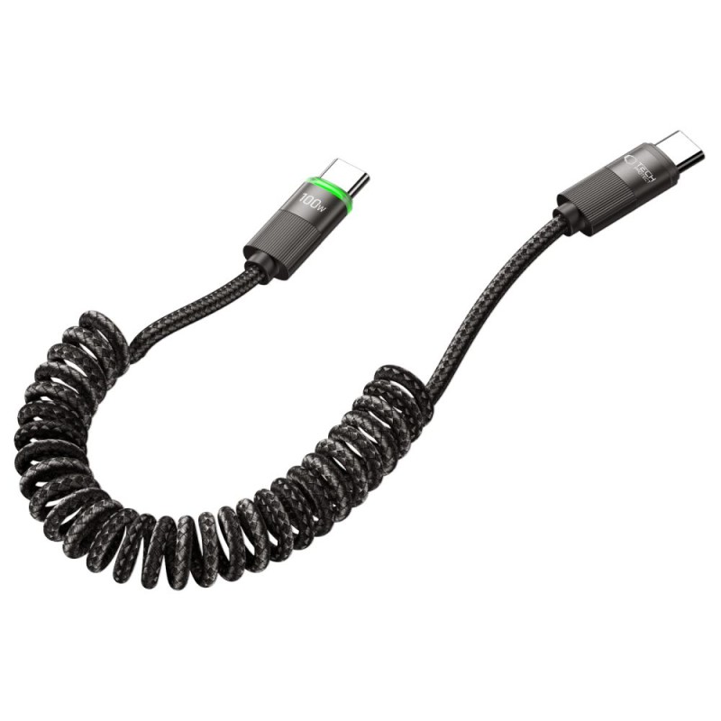 TECH-PROTECT UB20T ULTRABOOST USB-C кабел PD 100W / 5A, 180 см, черен - TECH-PROTECT UB20T ULTRABOOST USB-C кабел PD 100W / 5A, 180 см, черен - 5906302370627