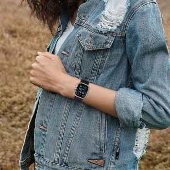 TECH-PROTECT Nylon каишка за Apple Watch 8 / 9 / 10 / 11 / SE / ULTRA (44 / 45 / 46 / 49 мм) BLACK TECH-PROTECT Nylon каишка за Apple Watch 8 / 9 / 10 / 11 / SE / ULTRA (44 / 45 / 46 / 49 мм) BLACK