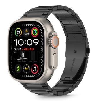 Tech-Protect Stainless Classic метална гривна за Apple Watch 8/9/10/11/SE/Ultra (44/45/46/49 мм) черна