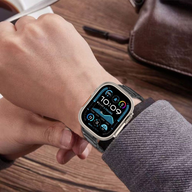 Tech-Protect Stainless Classic метална гривна за Apple Watch 8/9/10/11/SE/Ultra (44/45/46/49 мм) сребриста - Tech-Protect Stainless Classic метална гривна за Apple Watch 8/9/10/11/SE/Ultra (44/45/46/49 мм) сребриста - 5906302370870