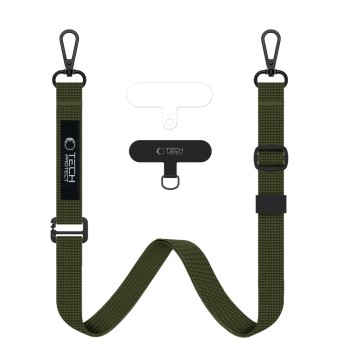 Tech-Protect C6S въженa презрамка/ремък за телефон 2в1 Cargo Khaki
