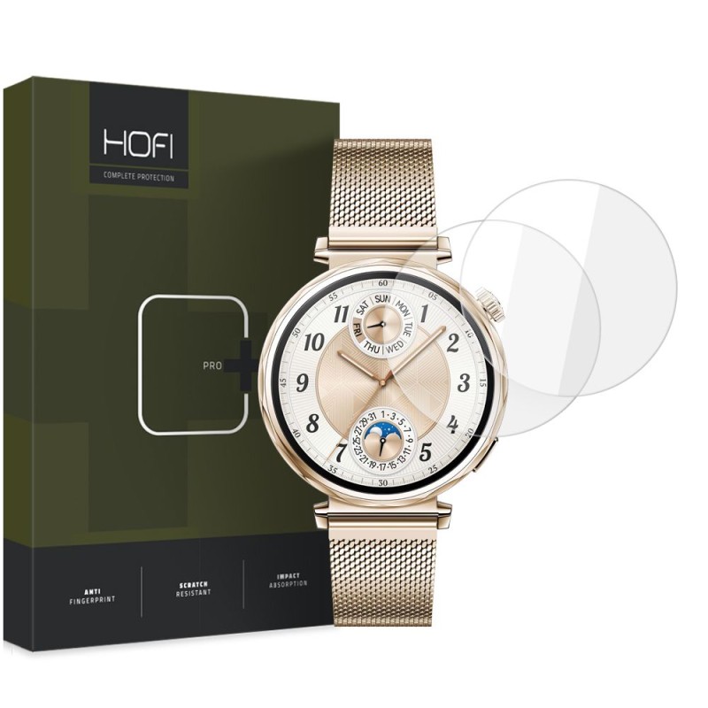 HOFI Glass Pro+ закалено стъкло 2x за Huawei Watch GT 5 (41 mm) CLEAR - HOFI Glass Pro+ закалено стъкло 2x за Huawei Watch GT 5 (41 mm) CLEAR - 5906302371143