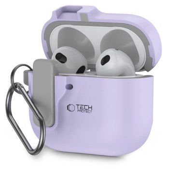 Tech-Protect Slim Hook кейс за Apple AirPods 4 лавандула