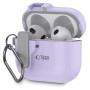 Tech-Protect Slim Hook кейс за Apple AirPods 4 лавандула