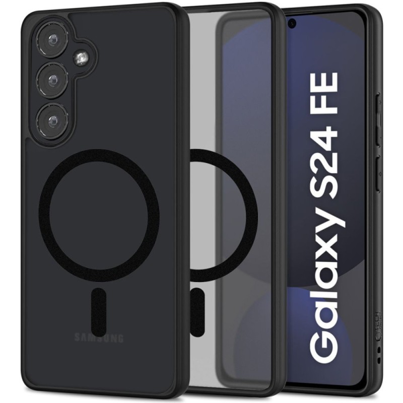TECH-PROTECT MagMat MagSafe калъф за Galaxy S24 FE (матово черен) - TECH-PROTECT MagMat MagSafe калъф за Galaxy S24 FE (матово черен) - 5906302371594