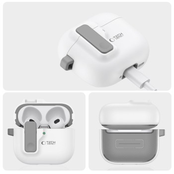 TECH-PROTECT SLIM HOOK за Apple AirPods 4, бял TECH-PROTECT SLIM HOOK за Apple AirPods 4, бял