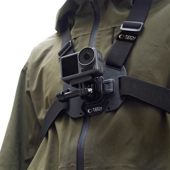 TECH-PROTECT GA100 монтаж на гърдите за GoPro / DJI / Insta360 (черен) TECH-PROTECT GA100 монтаж на гърдите за GoPro / DJI / Insta360 (черен)