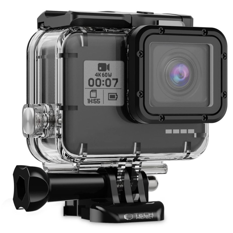 Tech-Protect GA200 Водоустойчив калъф за GoPro Hero 5/6/7 прозрачен - Tech-Protect GA200 Водоустойчив калъф за GoPro Hero 5/6/7 прозрачен - 5906302371778