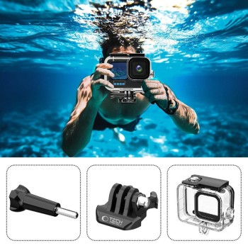Tech-Protect GA200 Водоустойчив калъф за GoPro Hero 9/10/11/12/13 CLEAR