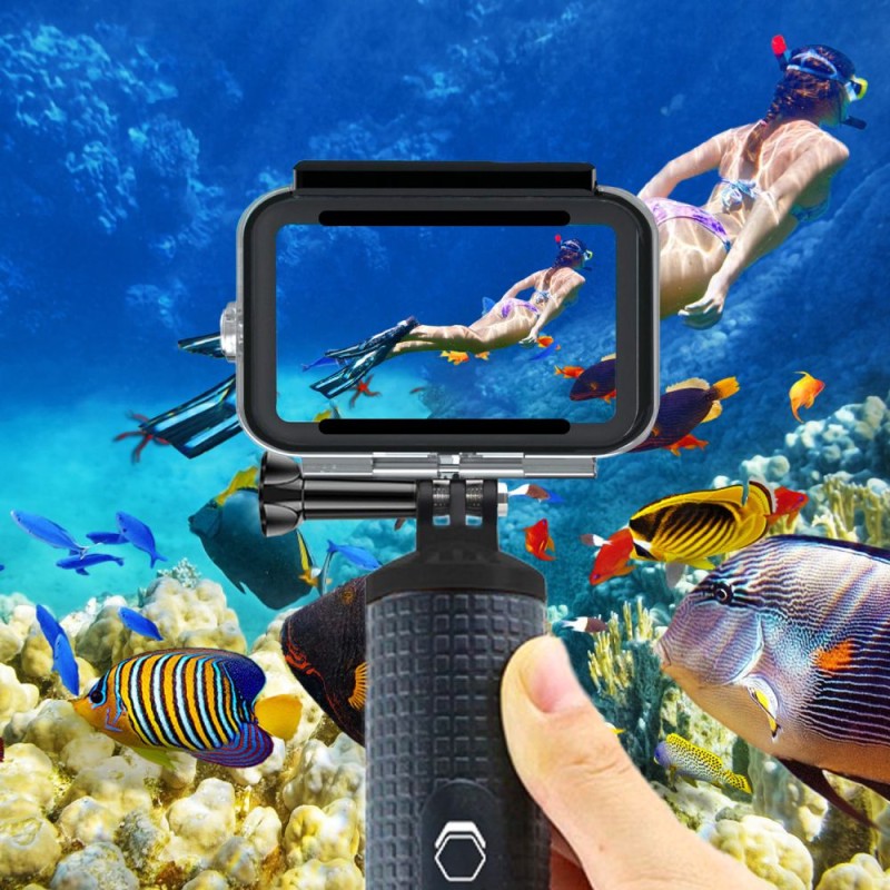 Tech-Protect GA200 Водоустойчив калъф за GoPro Hero 9/10/11/12/13 CLEAR - Tech-Protect GA200 Водоустойчив калъф за GoPro Hero 9/10/11/12/13 CLEAR - 5906302371785