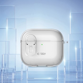 TECH-PROTECT SLIM HOOK калъф за Apple AirPods 4 прозрачен TECH-PROTECT SLIM HOOK калъф за Apple AirPods 4 прозрачен