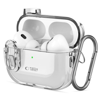 Tech-Protect Slim Hook калъф за Apple AirPods Pro 1 / 2 – прозрачен