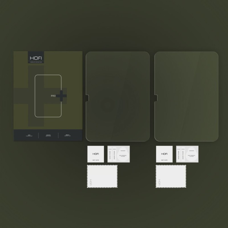 Hofi Glass Pro+ закалено стъкло 2 броя за iPad 10.9”/10 (2022) и iPad 11”/11 (2025) прозрачно - Hofi Glass Pro+ закалено стъкло 2 броя за iPad 10.9”/10 (2022) и iPad 11”/11 (2025) прозрачно - 5906302371815