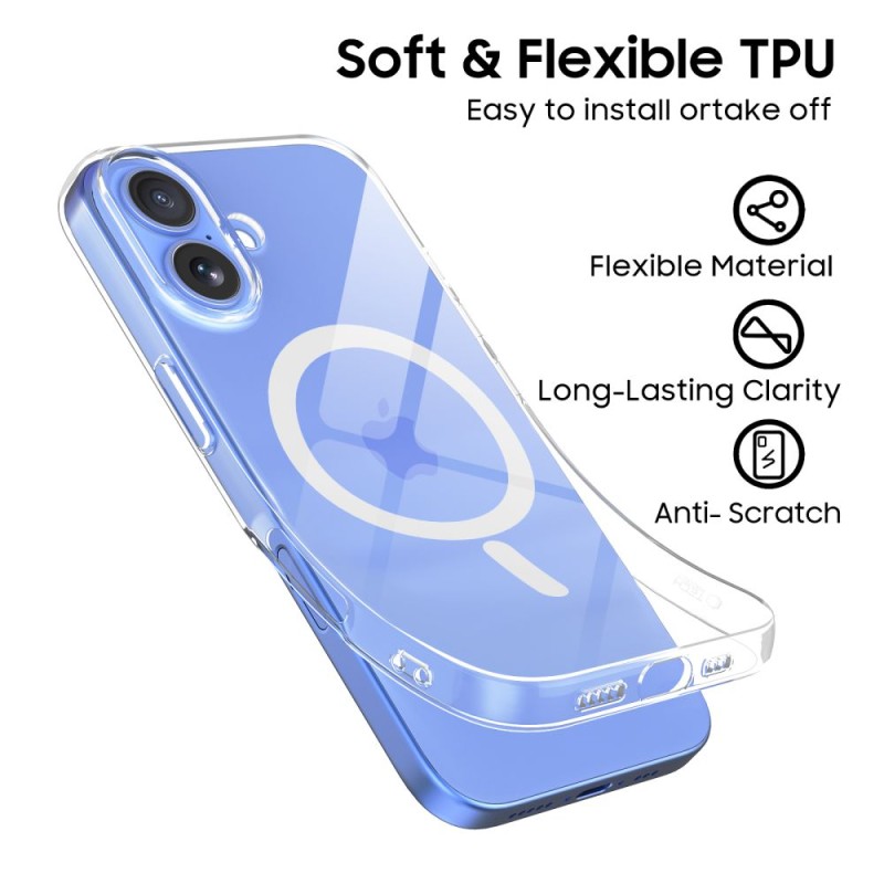 TECH-PROTECT FLEXAIR MAGSAFE iPhone 16 КЕЙС CLEAR - 5906302371822