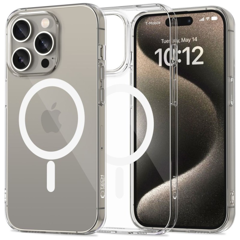 TECH-PROTECT FLEXAIR MAGSAFE за iPhone 15 Pro (прозрачно) - 5906302371860