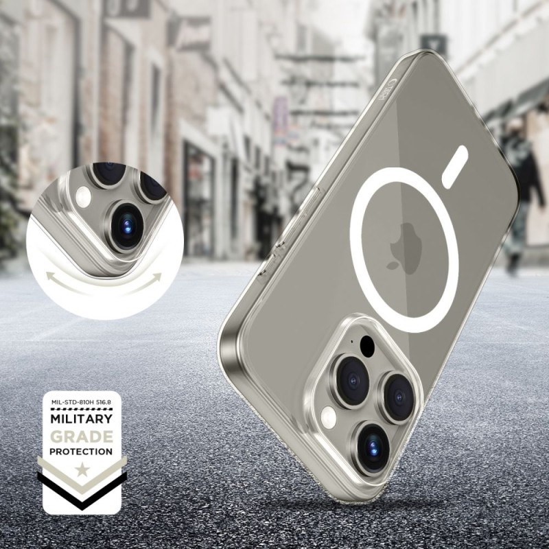 TECH-PROTECT FLEXAIR MAGSAFE за iPhone 15 Pro (прозрачно) - 5906302371860
