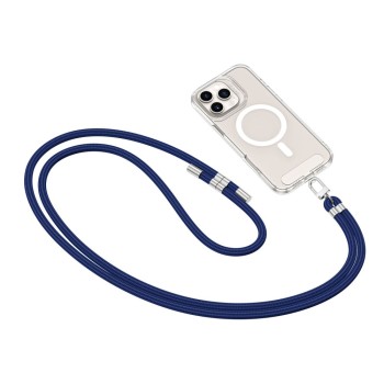 TECH-PROTECT C7S ремък за носене през рамо (rope) Navy Blue/Silver TECH-PROTECT C7S ремък за носене през рамо (rope) Navy Blue/Silver