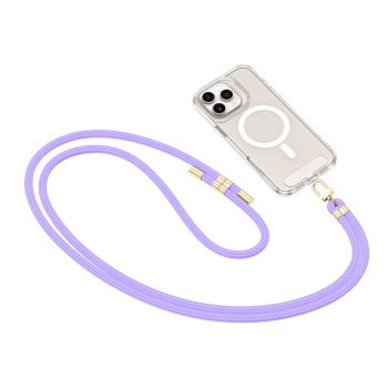 TECH-PROTECT C7S Ремък за носене през рамо с въже LAVENDER/GOLD TECH-PROTECT C7S Ремък за носене през рамо с въже LAVENDER/GOLD