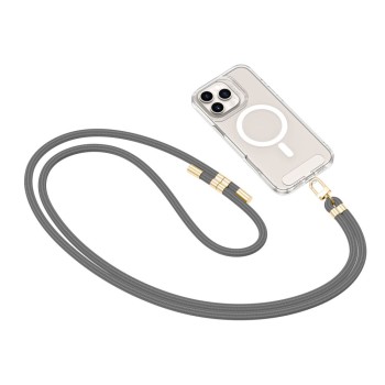TECH-PROTECT C7S Rope Crossbody Strap Crayon Grey/Gold TECH-PROTECT C7S Rope Crossbody Strap Crayon Grey/Gold