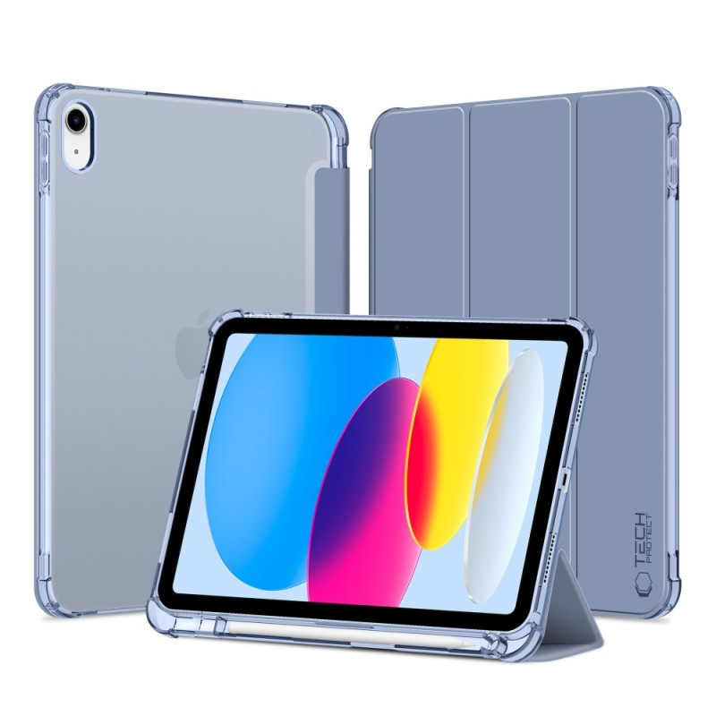 TECH-PROTECT SC Pen Hybrid калъф за iPad 10.9” (10/2022) / iPad 11” (11/2025) Crystal Blue - TECH-PROTECT SC Pen Hybrid калъф за iPad 10.9” (10/2022) / iPad 11” (11/2025) Crystal Blue - 5906302372126