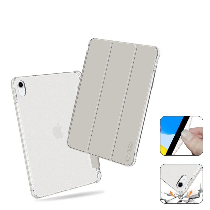 TECH-PROTECT SC Pen Hybrid калъф за iPad 10.9” (10/2022) и iPad 11” (11/2025) CRYSTAL SILVER - TECH-PROTECT SC Pen Hybrid калъф за iPad 10.9” (10/2022) и iPad 11” (11/2025) CRYSTAL SILVER - 5906302372133