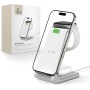 TECH-PROTECT QI15W-A36 3в1 безжично зарядно за Apple (бяло)