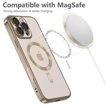 Tech-Protect MagFlex MagSafe за iPhone 16 Pro, Shiny Desert (прозрачен гръб) Tech-Protect MagFlex MagSafe за iPhone 16 Pro, Shiny Desert (прозрачен гръб)