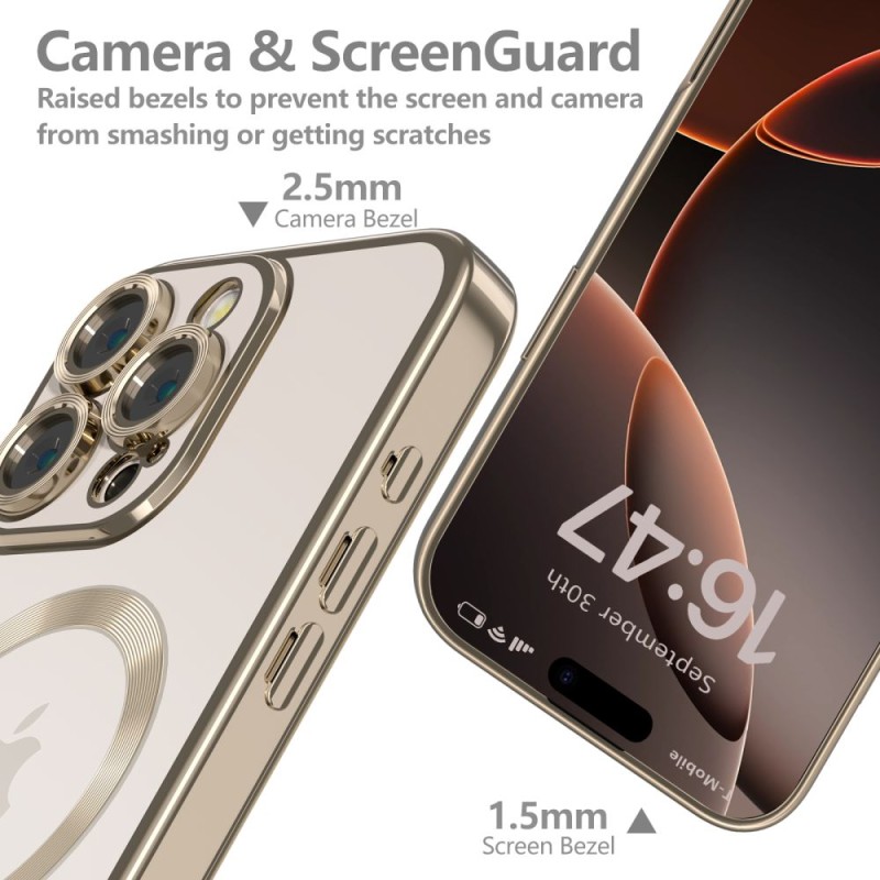 Tech-Protect MagFlex MagSafe за iPhone 16 Pro Max (Shiny Desert) - 5906302372256