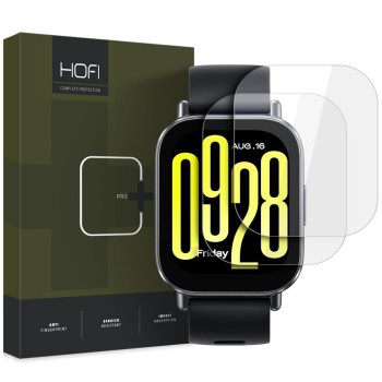 Hofi Glass Pro+ 2-pack закалено стъклено защитно фолио за Xiaomi Redmi Watch 5 Active (CLEAR)