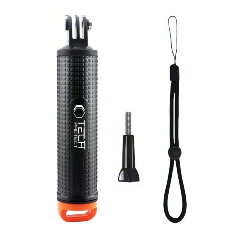 TECH-PROTECT GA100 Плаваща ръкохватка за ръка GoPro / DJI / Insta360 BLACK - TECH-PROTECT GA100 Плаваща ръкохватка за ръка GoPro / DJI / Insta360 BLACK - 5906302372447