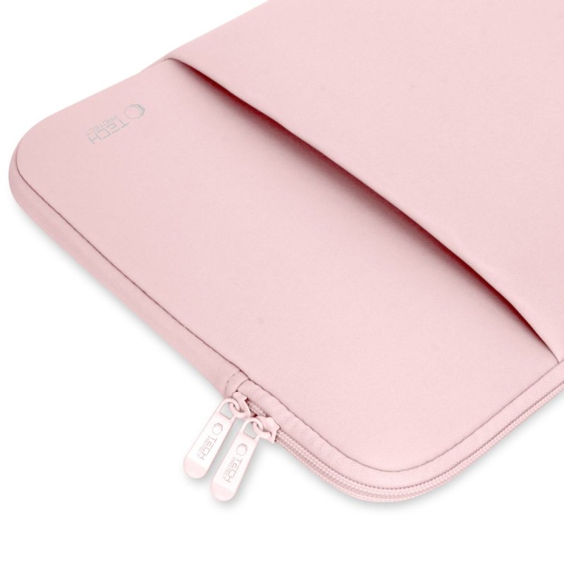 Tech-Protect Неопренов калъф за лаптоп 14 Dusty Rose - Tech-Protect Неопренов калъф за лаптоп 14 Dusty Rose - 5906302372812