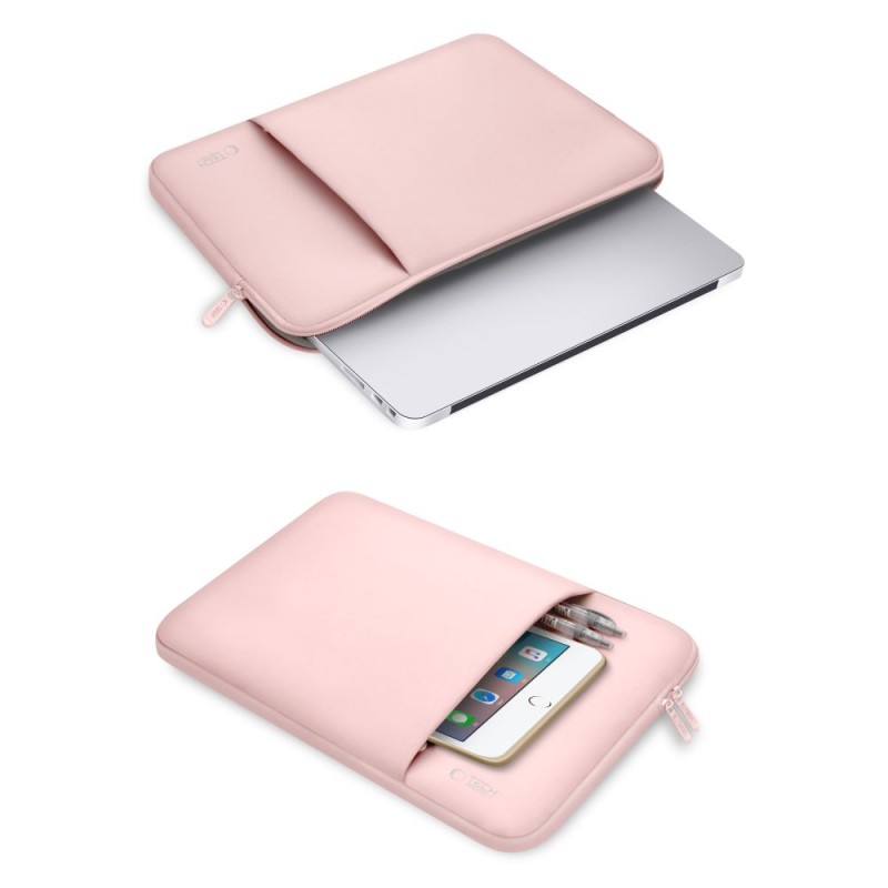 Tech-Protect Неопренов калъф за лаптоп 14 Dusty Rose - Tech-Protect Неопренов калъф за лаптоп 14 Dusty Rose - 5906302372812