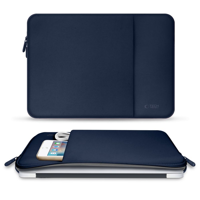 TECH-PROTECT НЕОПРЕНОВ КАЛЪФ ЗА ЛАПТОП 15–16 NAVY BLUE - TECH-PROTECT НЕОПРЕНОВ КАЛЪФ ЗА ЛАПТОП 15–16 NAVY BLUE - 5906302372850