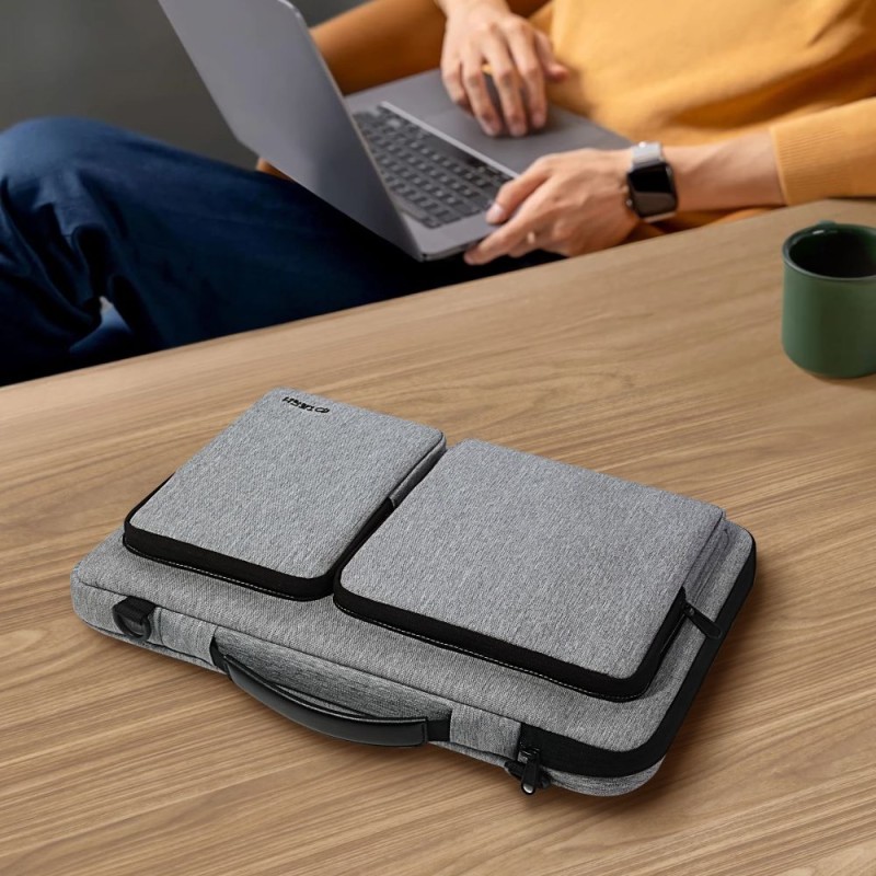 Tech-Protect Defender Bag за лаптоп 13-14 Crayon Grey - 5906302372874