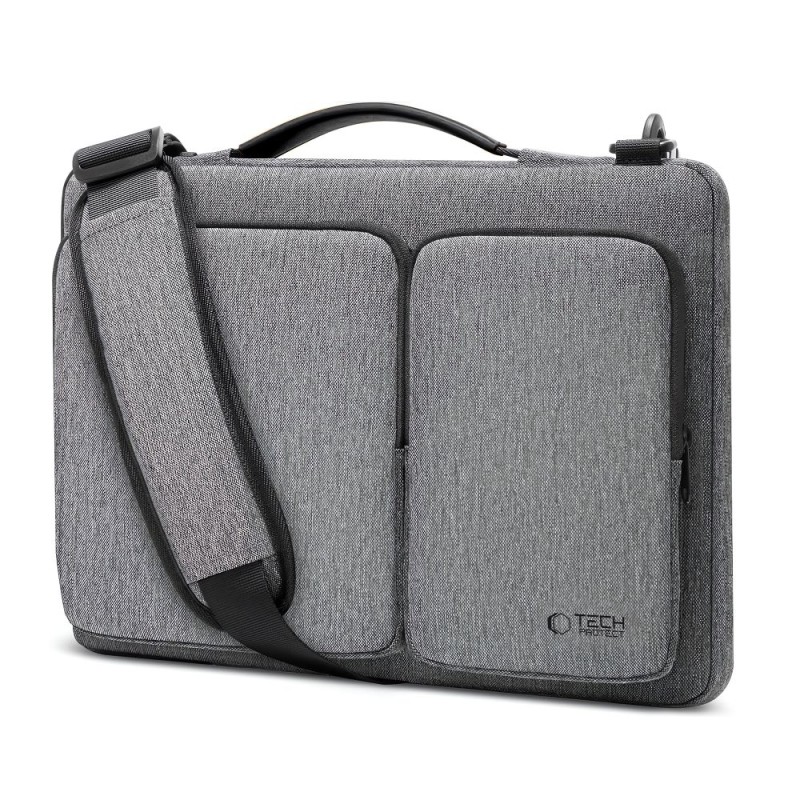 Tech-Protect Defender Bag за лаптоп 13-14 Crayon Grey - 5906302372874
