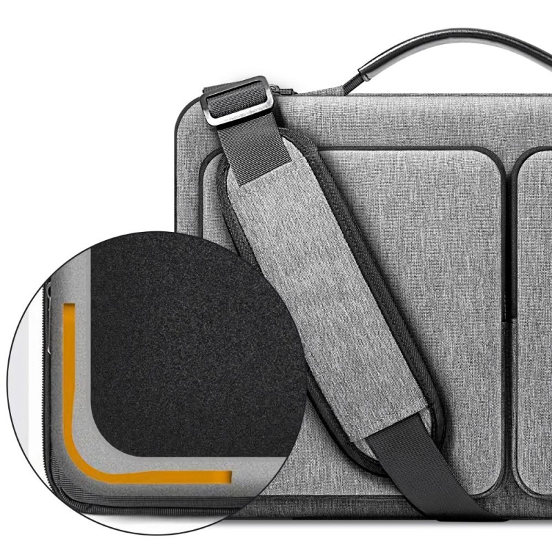 Tech-Protect Defender Bag за лаптоп 13-14 Crayon Grey - 5906302372874